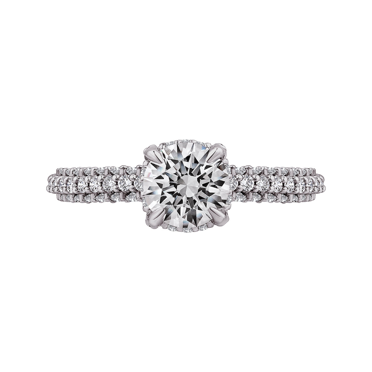 7/8ct. t.w. Diamond Engagement Ring in 14K White Gold