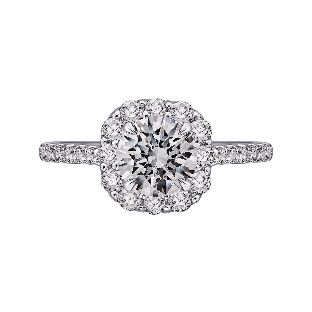 5/8ct. t.w. Diamond Engagement Ring in 14K White Gold