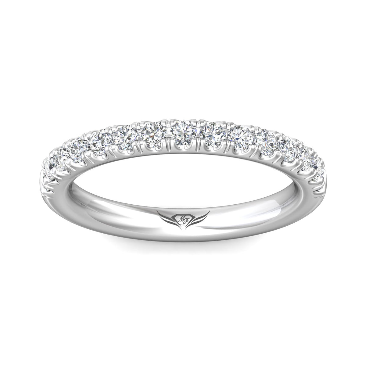 1/2ct. t.w. Diamond Wedding Band in 14K White Gold