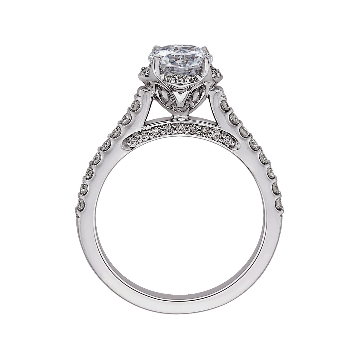 1/3ct. t.w. Diamond Engagement Ring in 14K White Gold