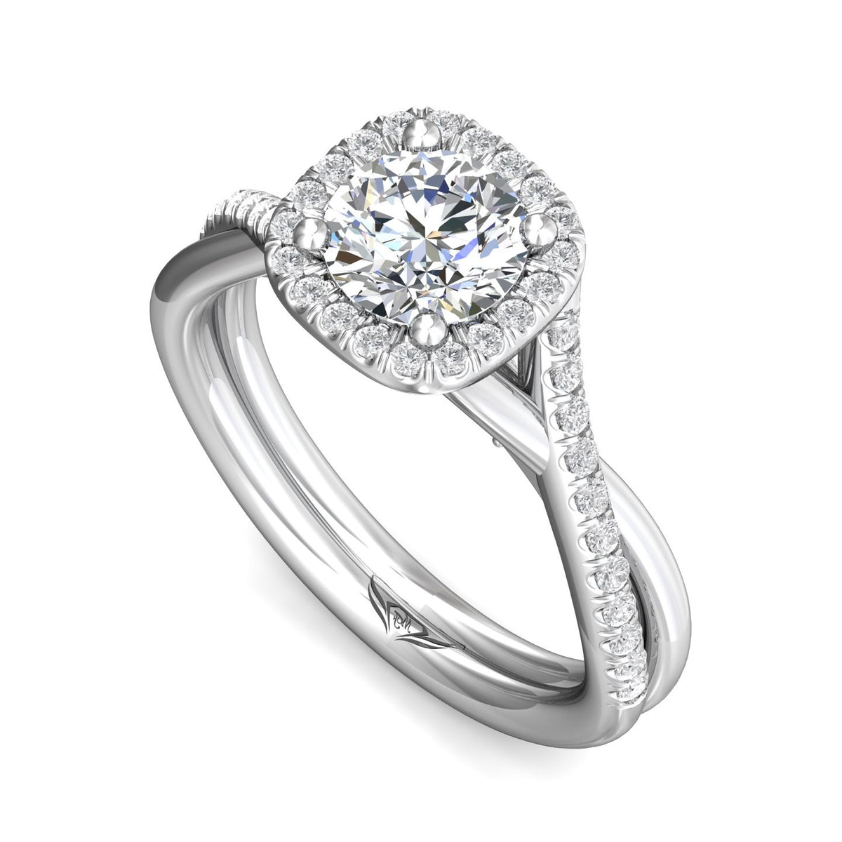 2/5ct. t.w. Diamond Engagement Ring in 14K White Gold