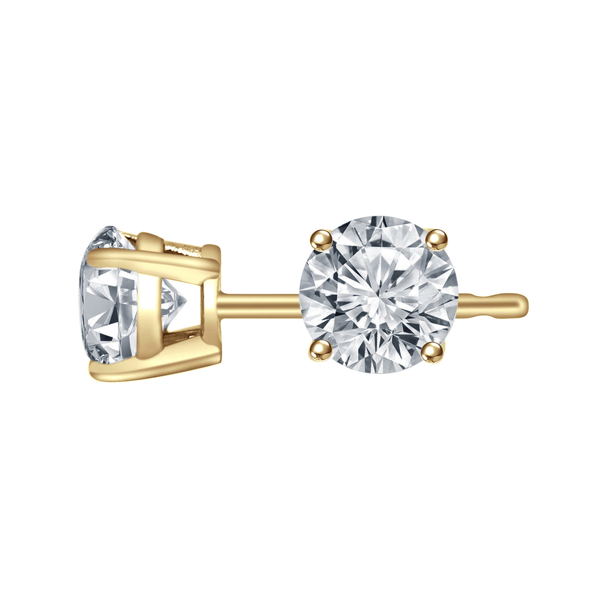 2/5ct. t.w. Diamond Stud Earrings in 14K Yellow Gold