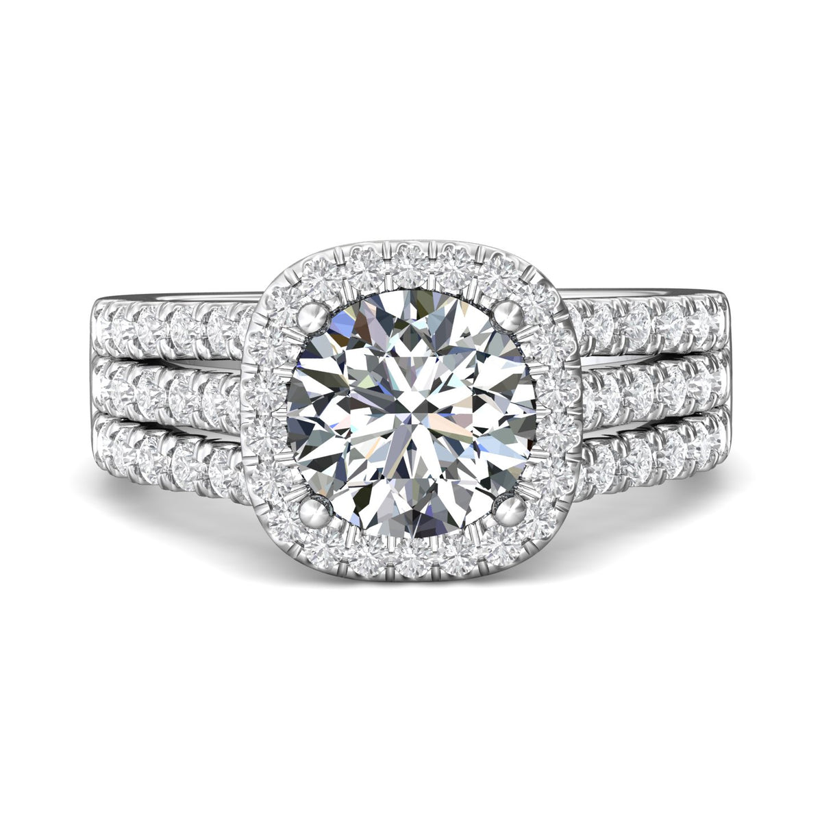 1ct. t.w. Diamond Engagement Ring in 14K White Gold