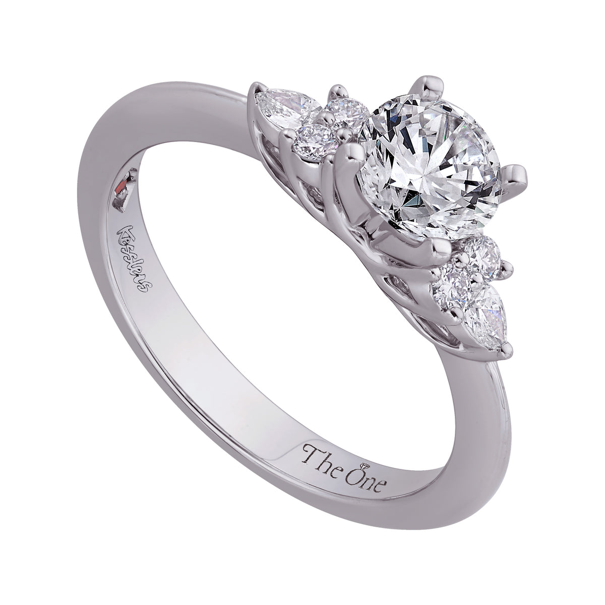 1/7ct. t.w. Diamond Engagement Ring in 14K White Gold