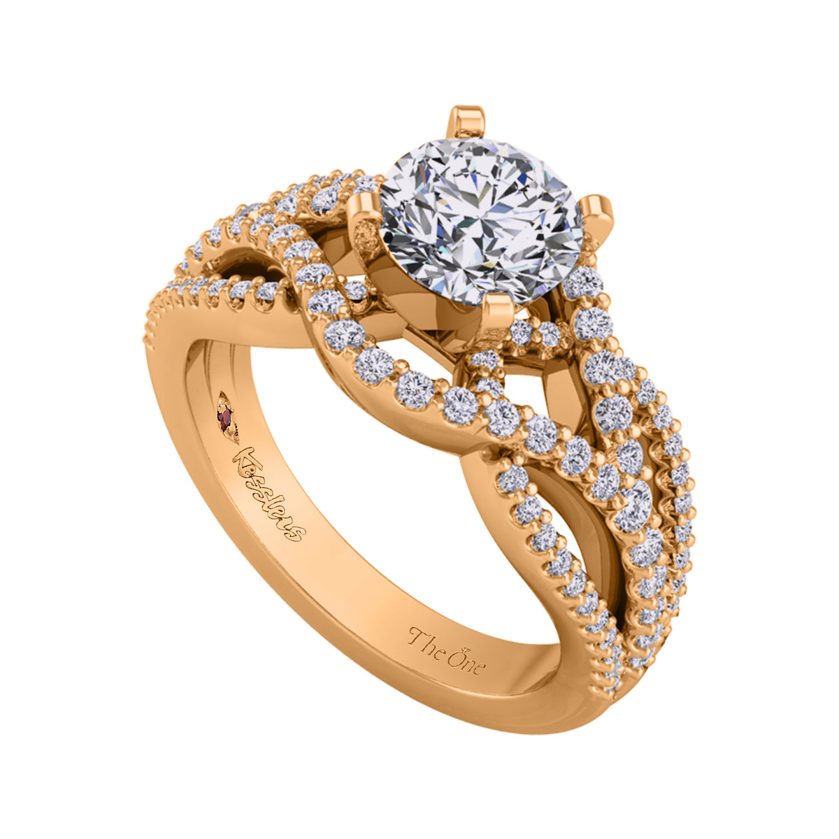 1/2ct. t.w. Diamond Engagement Ring in 14K Yellow Gold