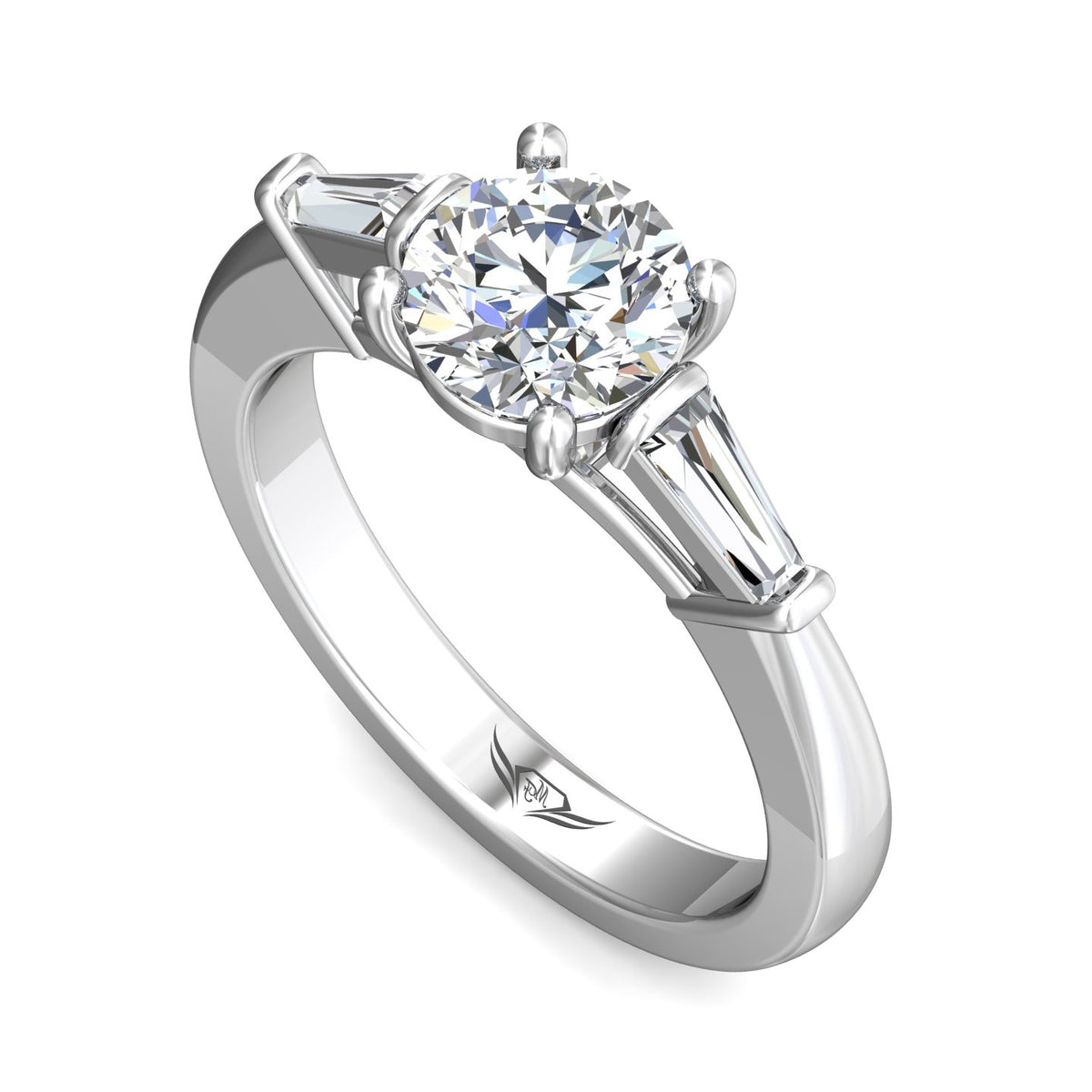 1/2ct. t.w. Diamond Engagement Ring in 14K White Gold