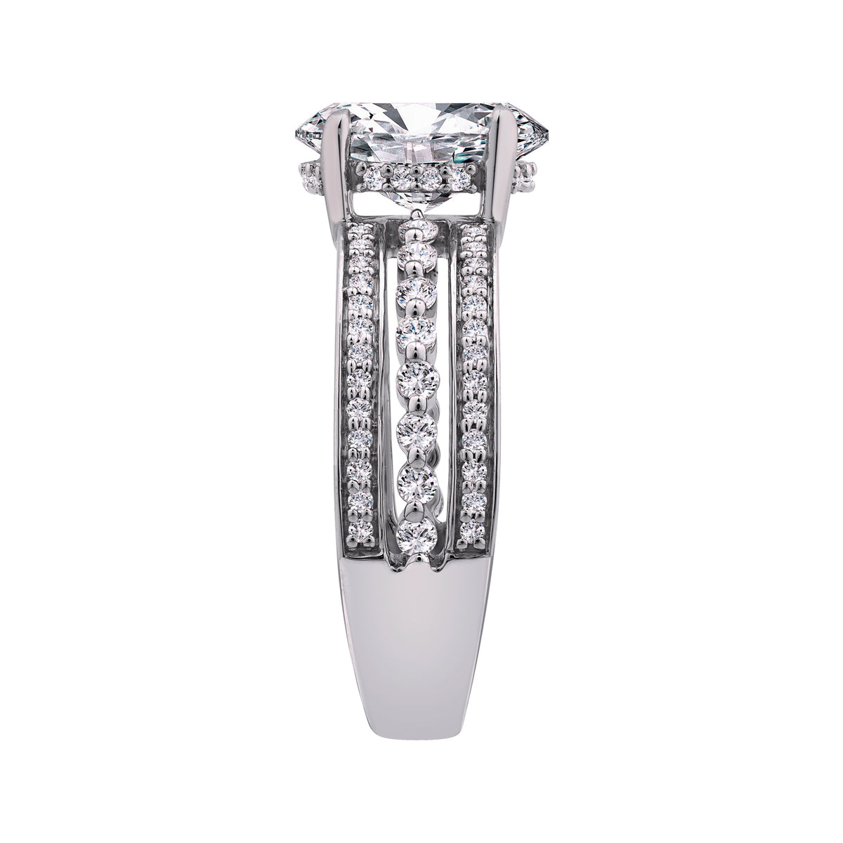 1/2ct. t.w. Diamond Engagement Ring in 14K White Gold
