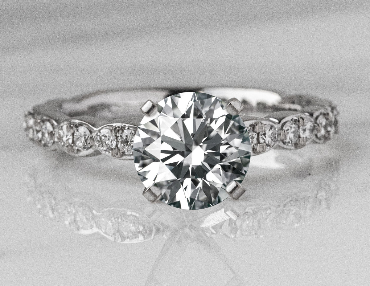 1/4ct. t.w. Diamond Engagement Ring in 14K White Gold