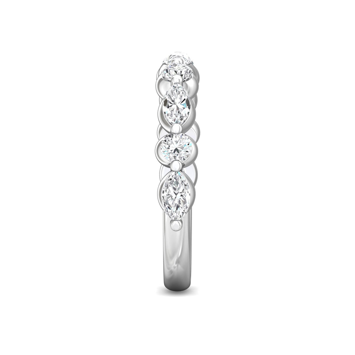 1ct. t.w. Diamond Wedding Band in 14K White Gold