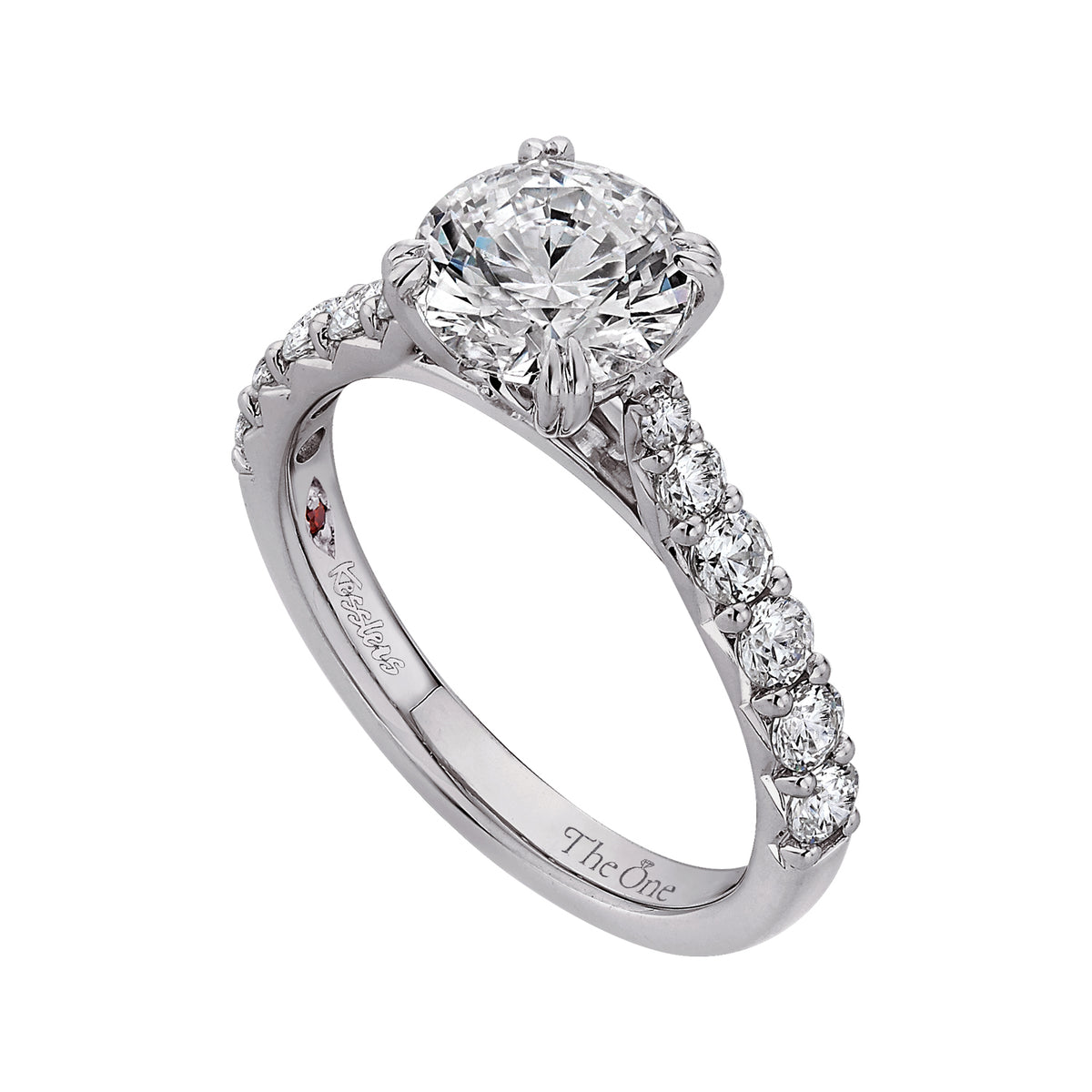 5/8ct. t.w. Diamond Engagement Ring in 14K White Gold