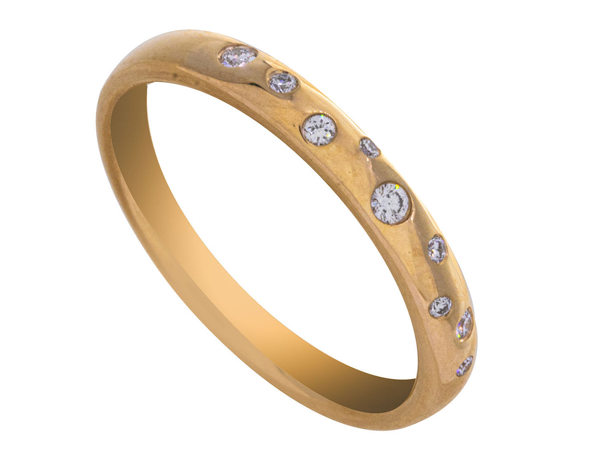 1/10ct. t.w. Diamond Ring in 14K Yellow Gold