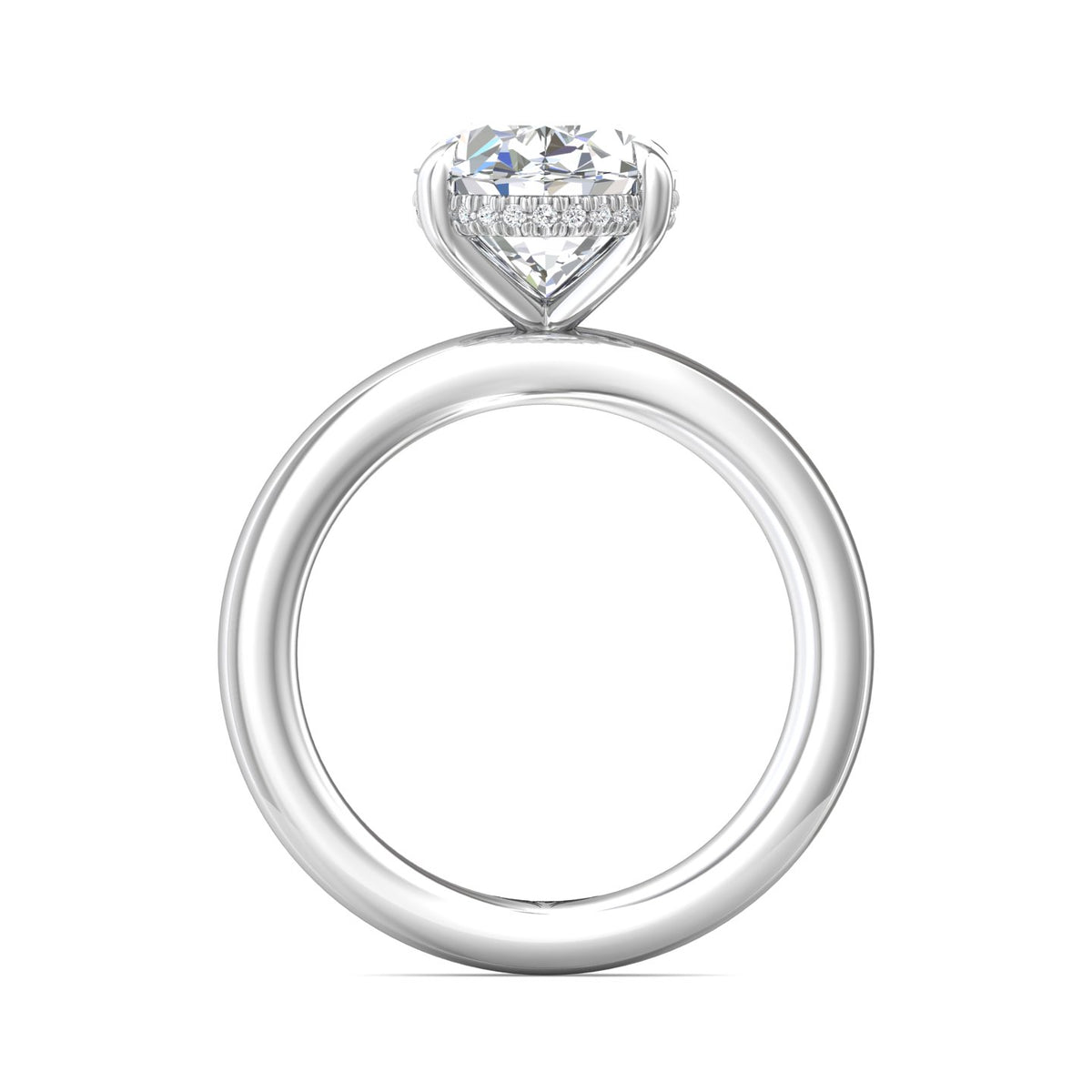 .05ct. t.w. Diamond Engagement Ring in 14K White Gold