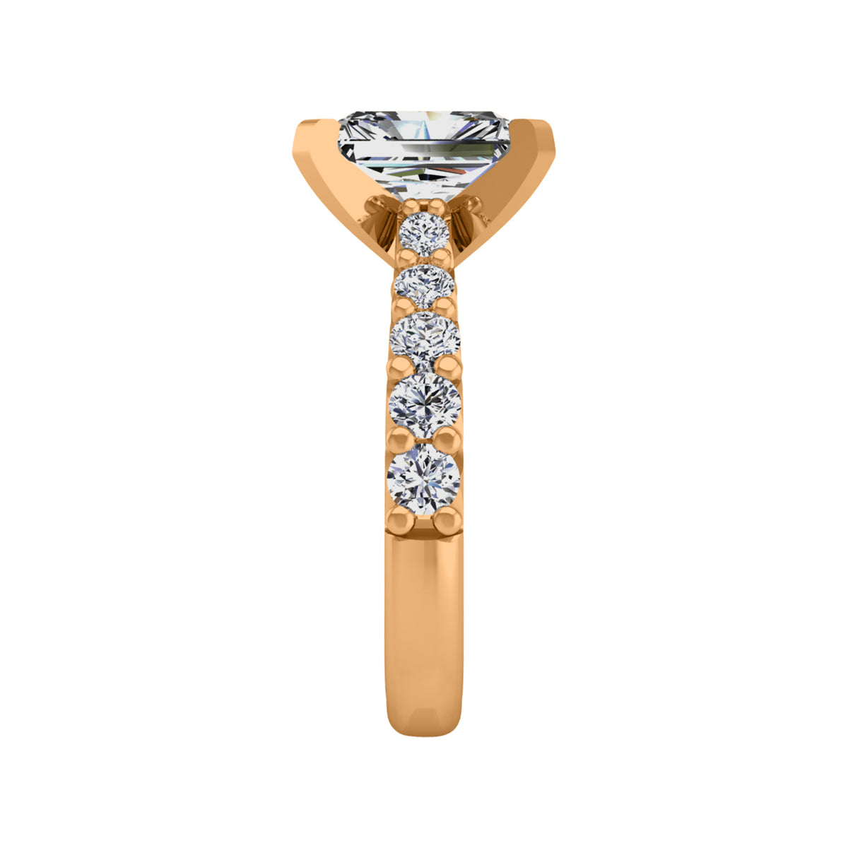 7/8ct. t.w. Diamond Engagement Ring in 14K Yellow Gold