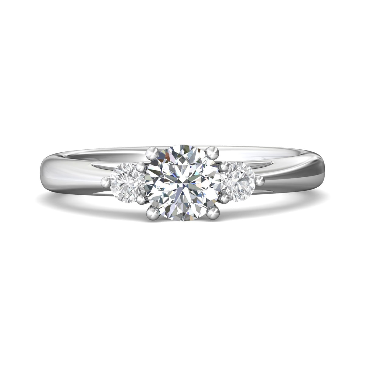1/5ct. t.w. Diamond Engagement Ring in 14K White Gold