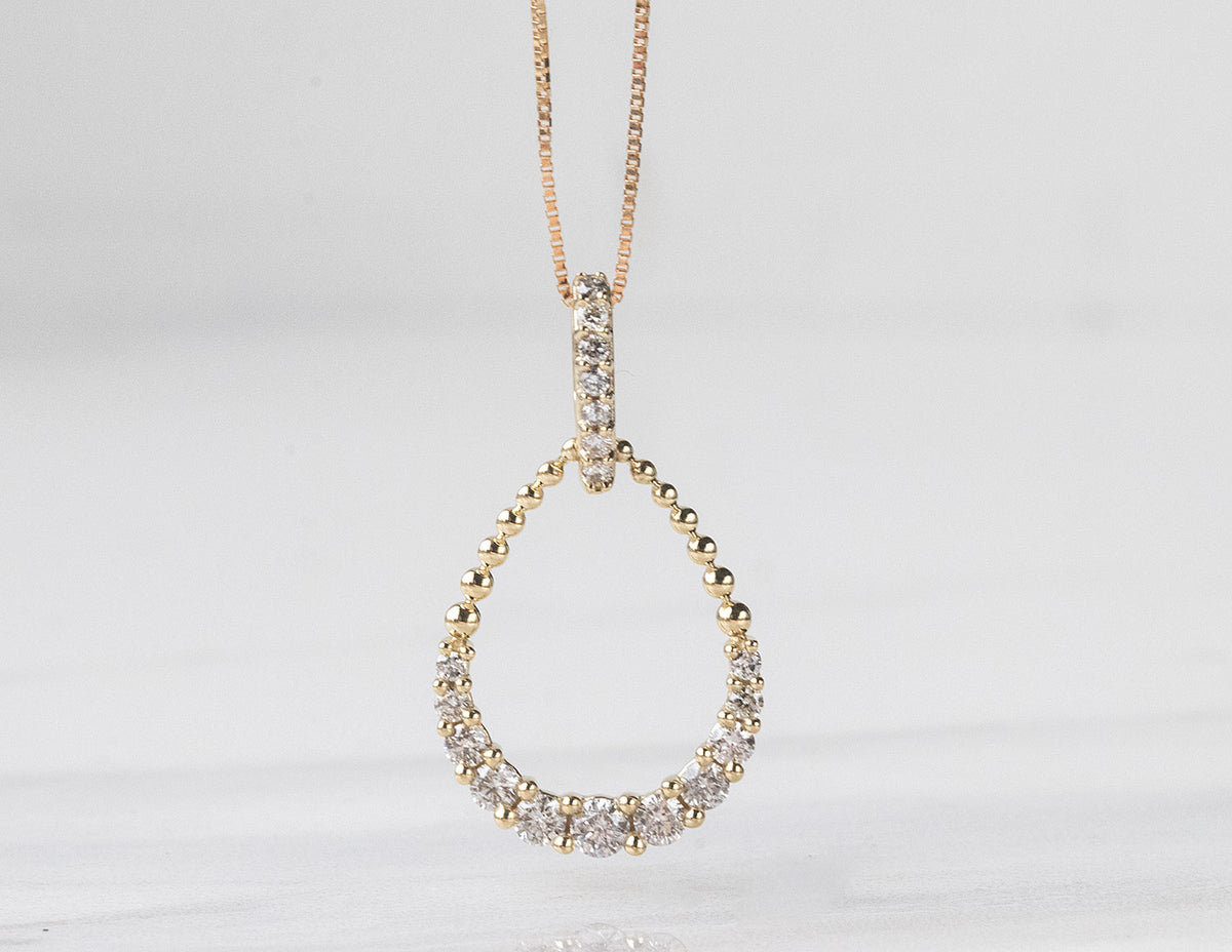 2/5ct. t.w. Diamond Pendant in 10K Yellow Gold