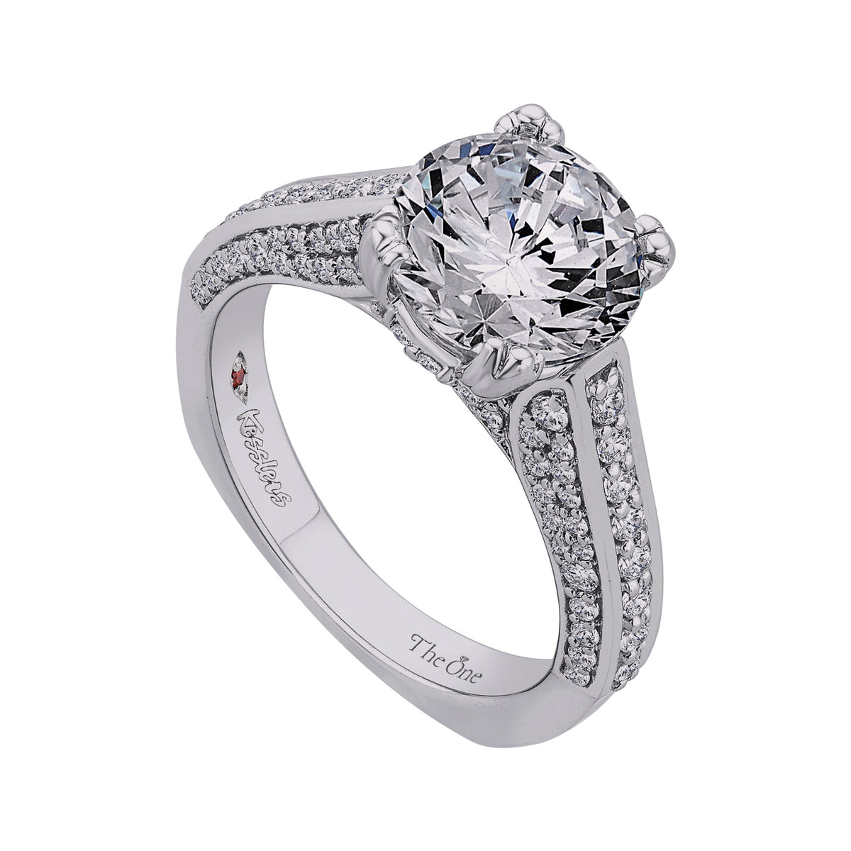 5/8ct. t.w. Diamond Engagement Ring in 14K White Gold