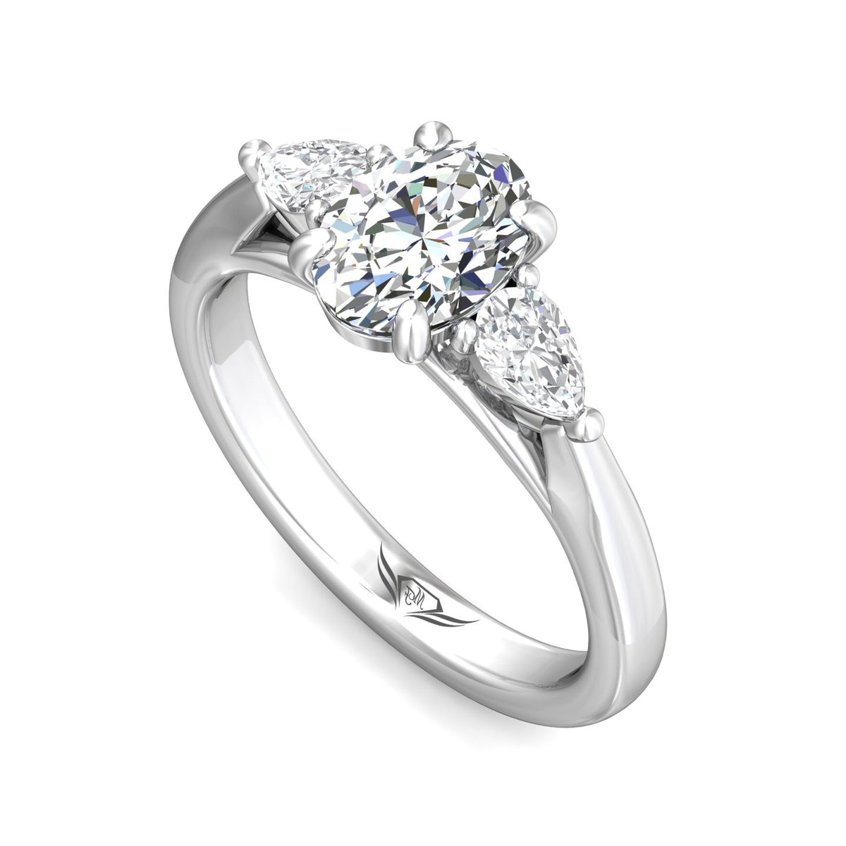 1/3ct. t.w. Diamond Engagement Ring in 14K White Gold