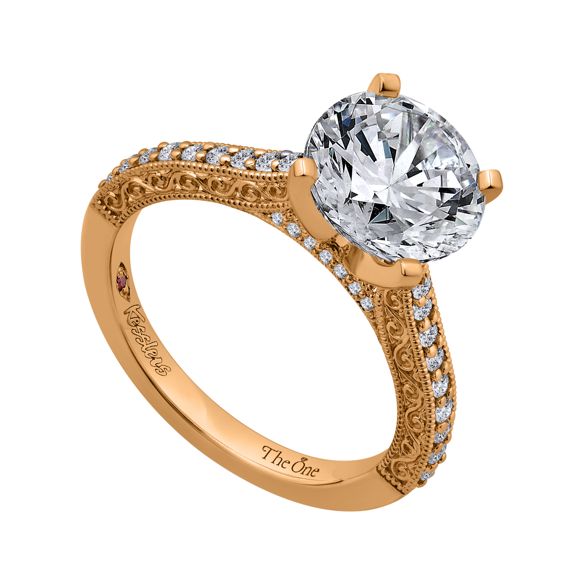 1/4ct. t.w. Diamond Engagement Ring in 14K Yellow Gold