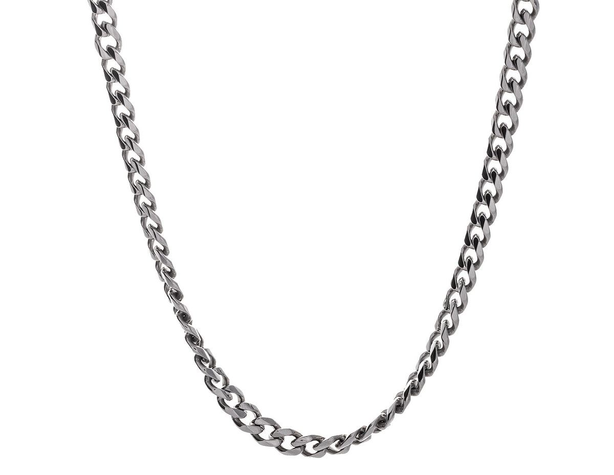 22" Stainless Steel Polished Curb Link Chain