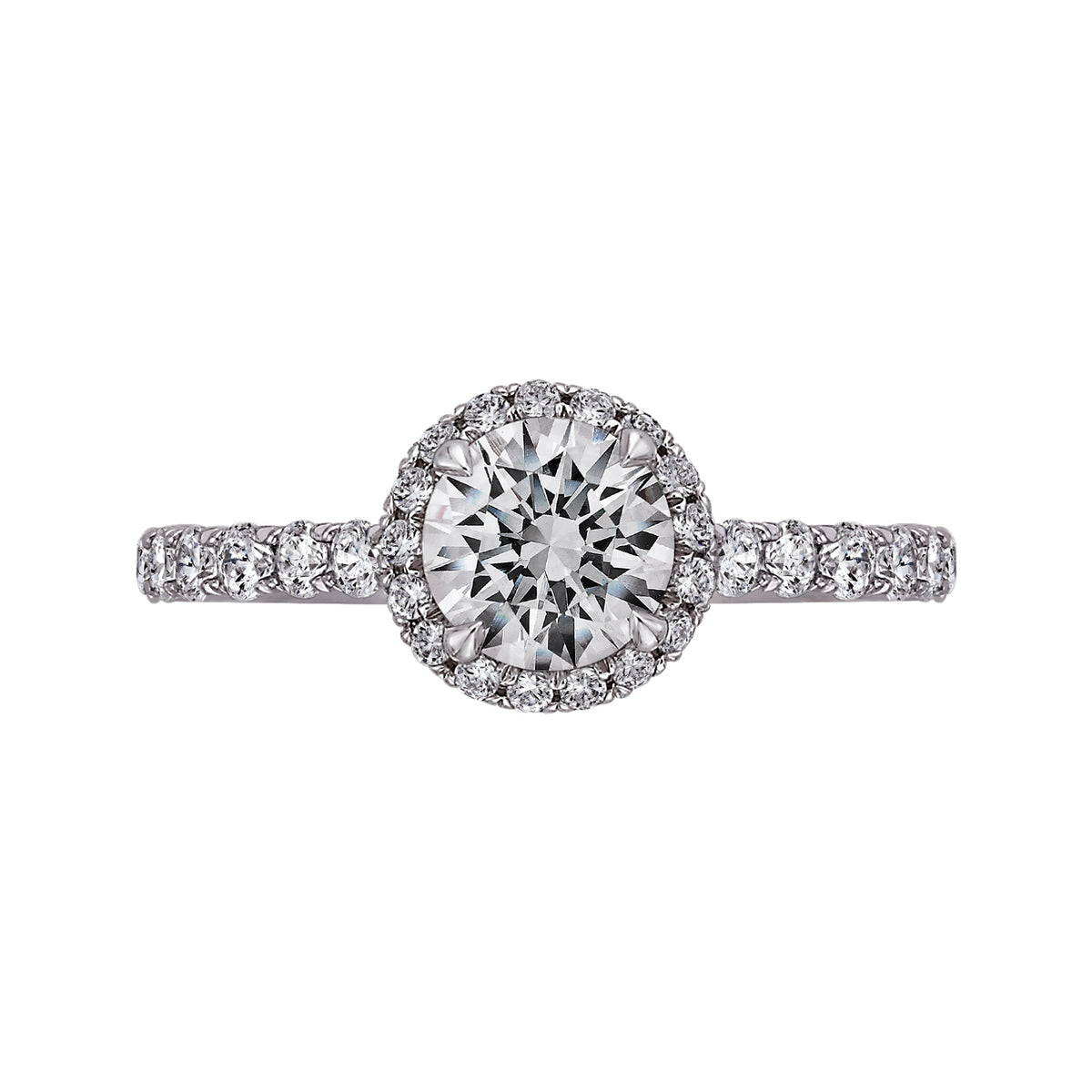 1/2ct. t.w. Diamond Engagement Ring in 14K White Gold