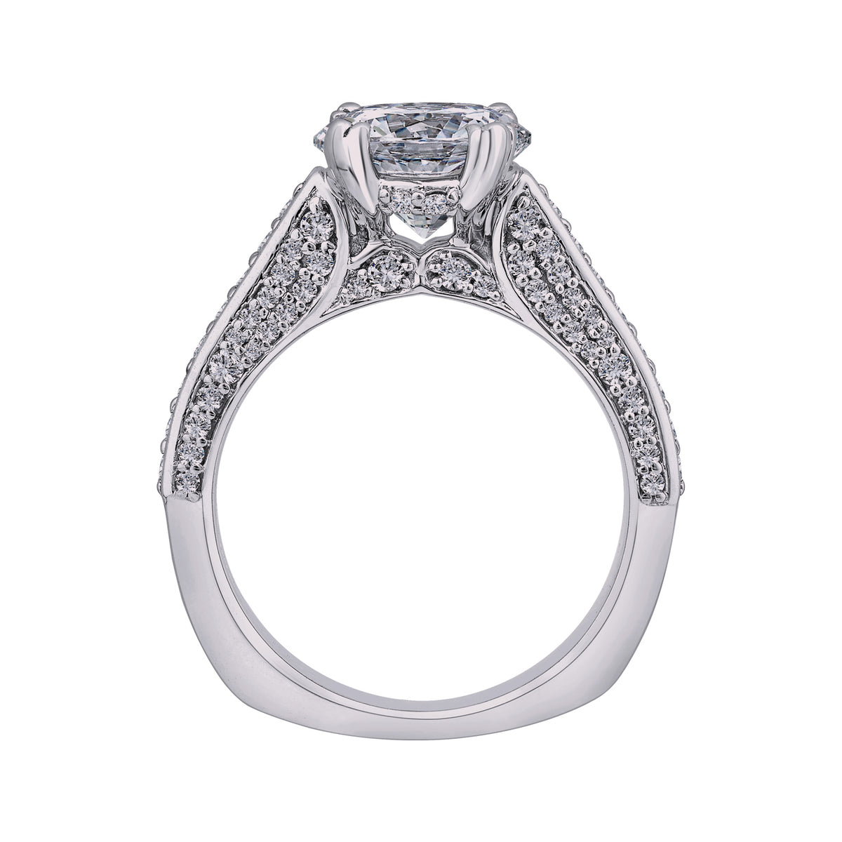 5/8ct. t.w. Diamond Engagement Ring in 14K White Gold