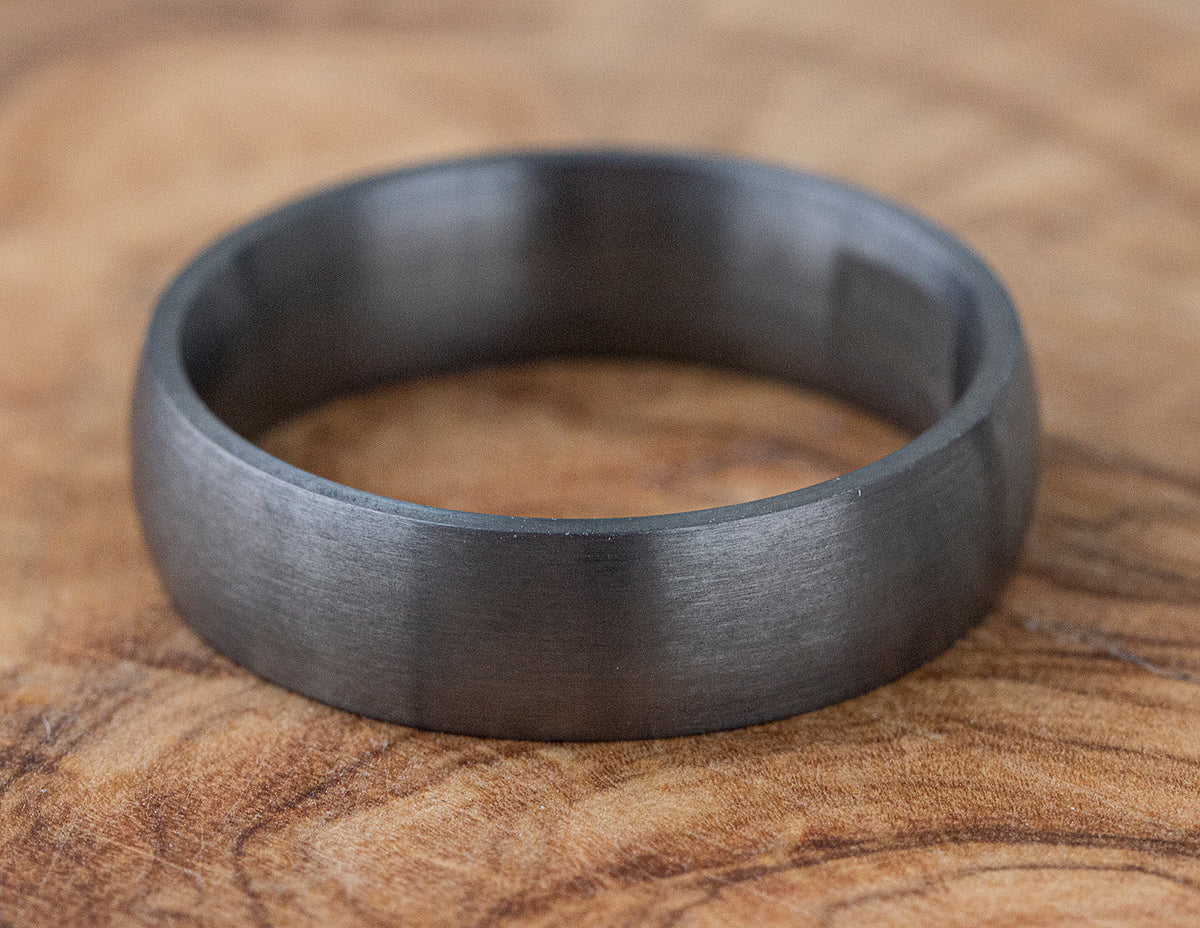 6mm Tantalum Satin Finish Men's Wedding Ring
