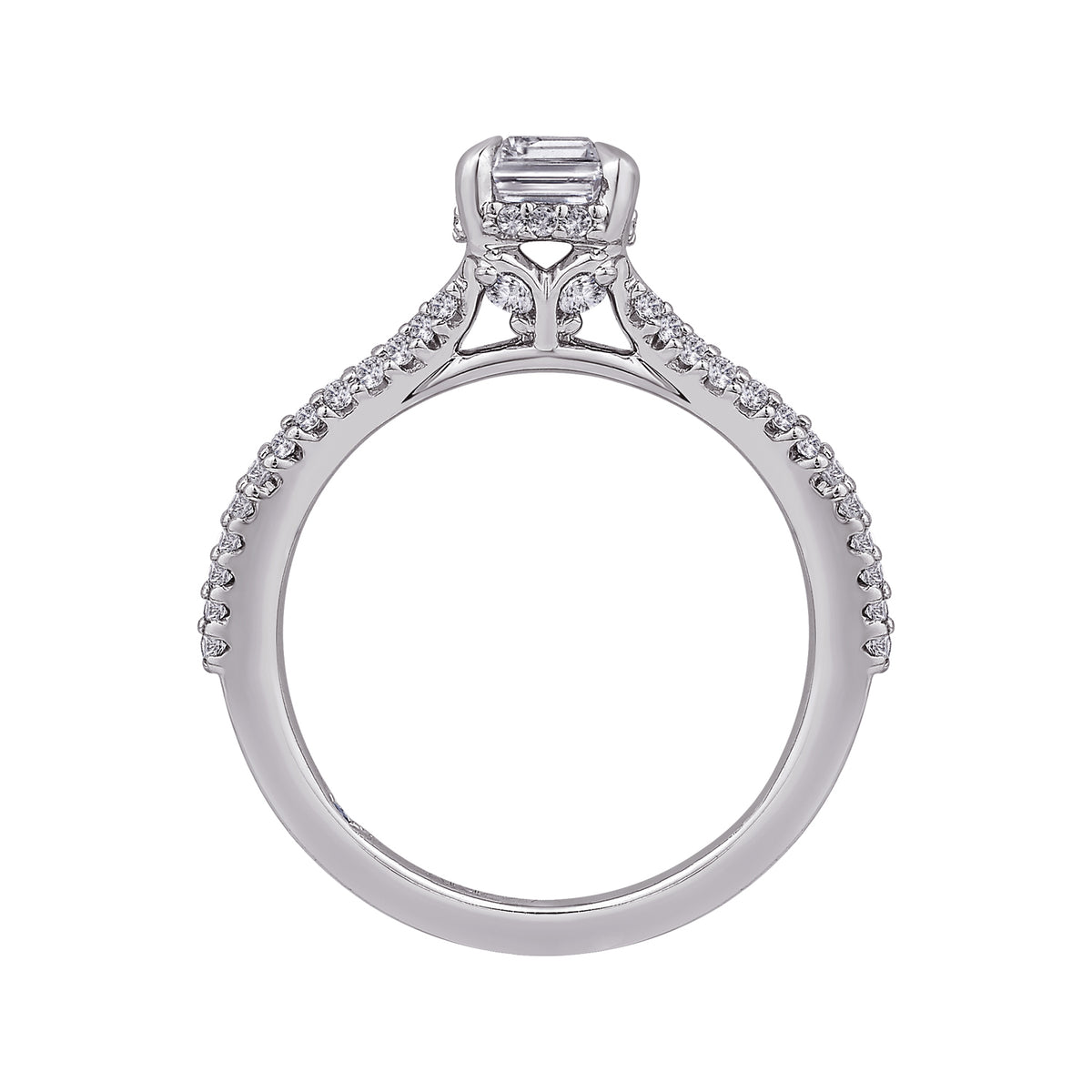 2/5ct. t.w. Diamond Engagement Ring in 14K White Gold