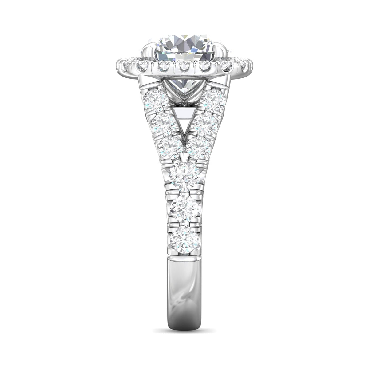 1 1/5ct. t.w. Diamond Engagement Ring in 14K White Gold