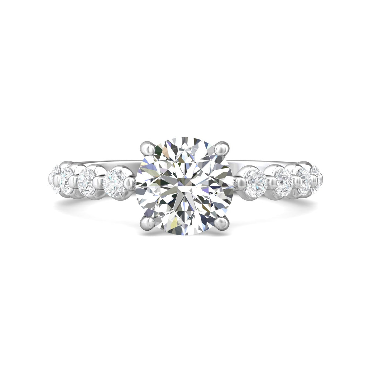 1/2ct. t.w. Diamond Engagement Ring in 14K White Gold