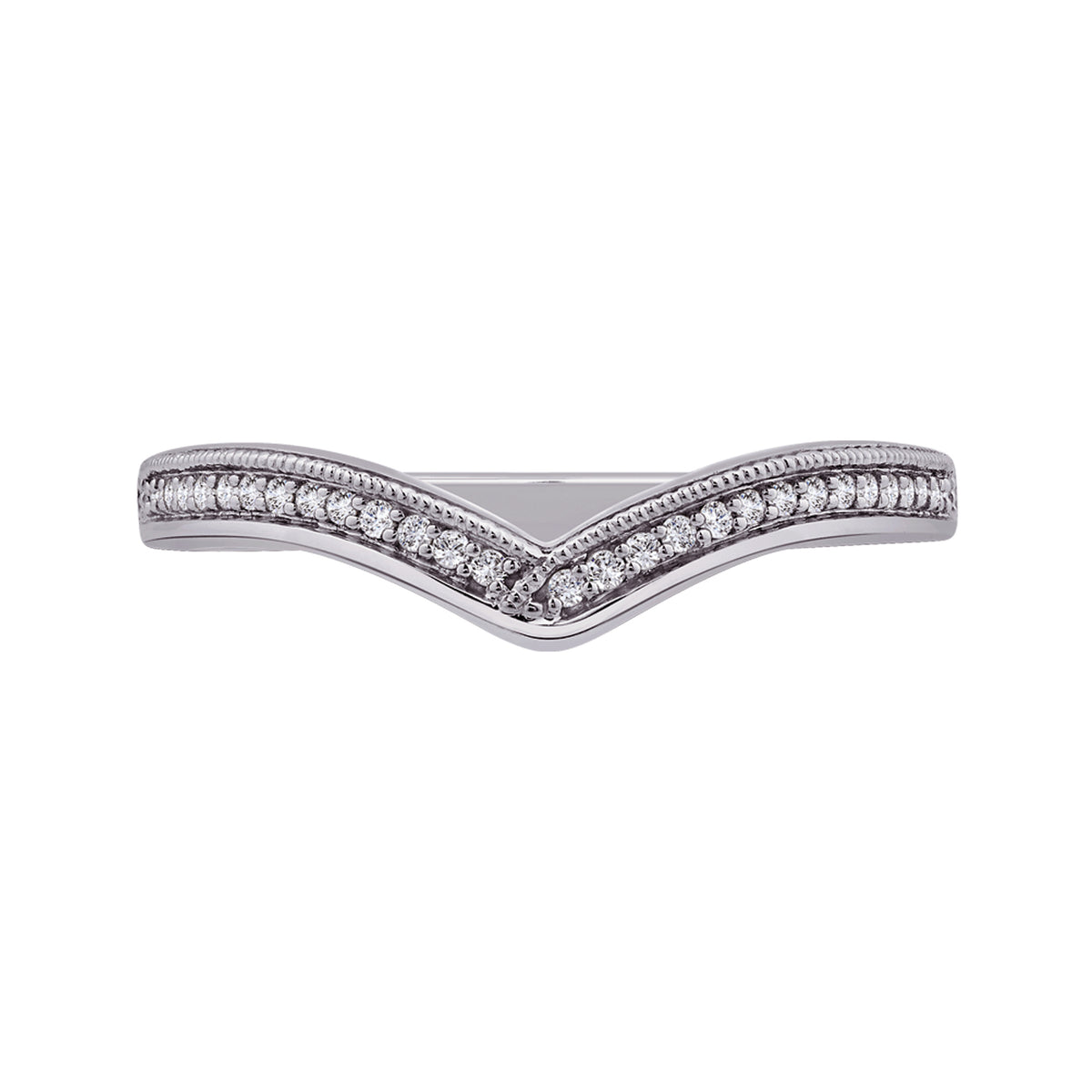 1/10ct. t.w. Diamond Anniversary Ring in 14K White Gold