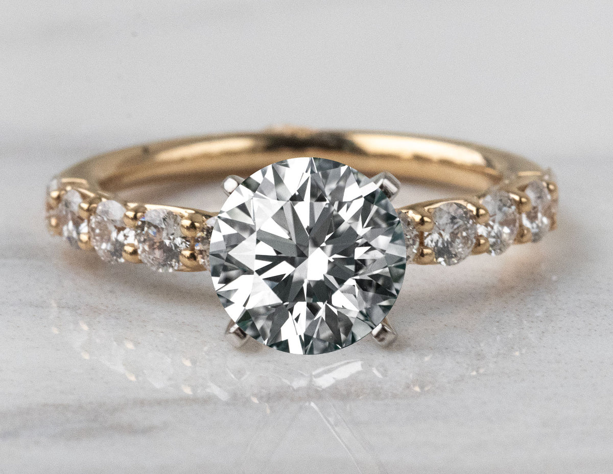 3/4ct. t.w. Kessler 81 Diamond Engagement Ring in 18K Yellow Gold