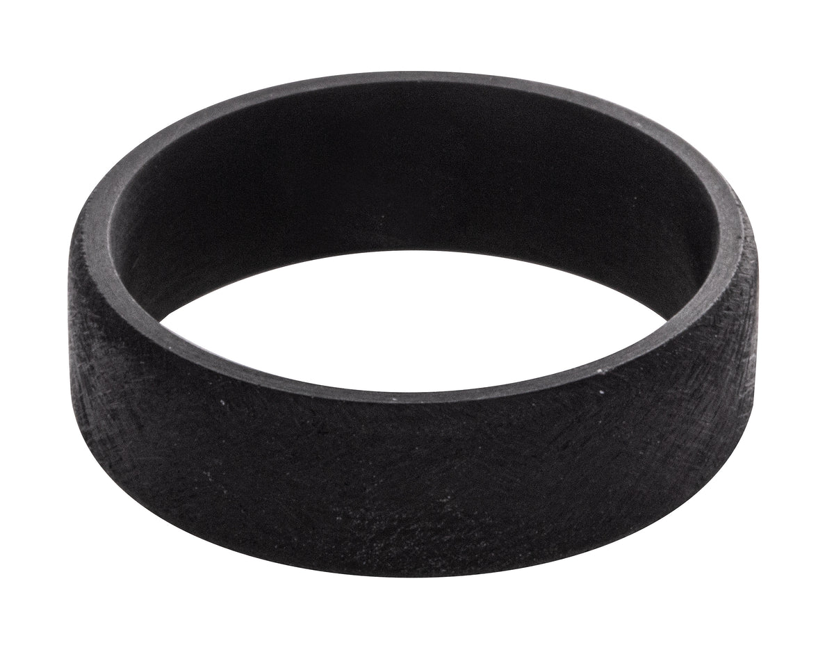 7mm Black Tantalum and Satin Men's Wedding Band