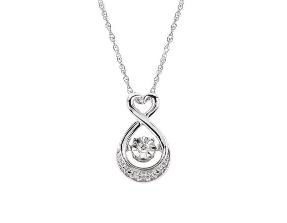 .03ct. t.w. Diamond Pendant in Sterling Silver