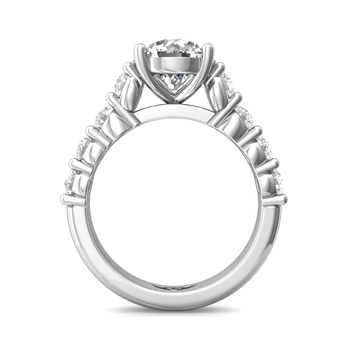 1 1/5ct. t.w. Diamond Engagement Ring in 14K White Gold