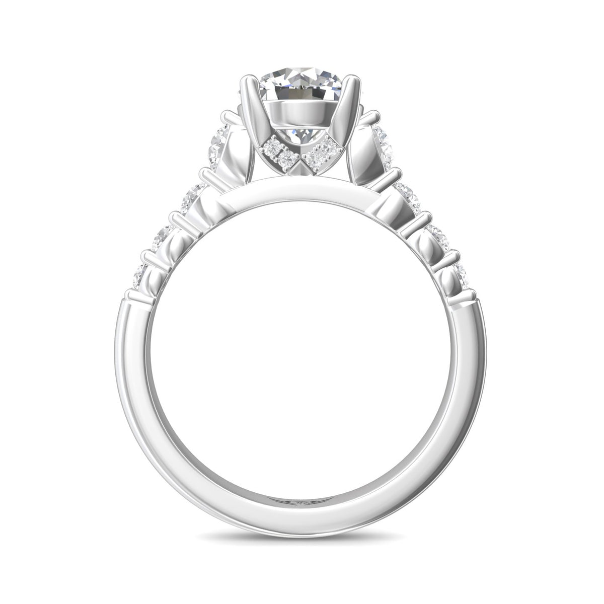 5/8ct. t.w. Diamond Engagement Ring in 14K White Gold