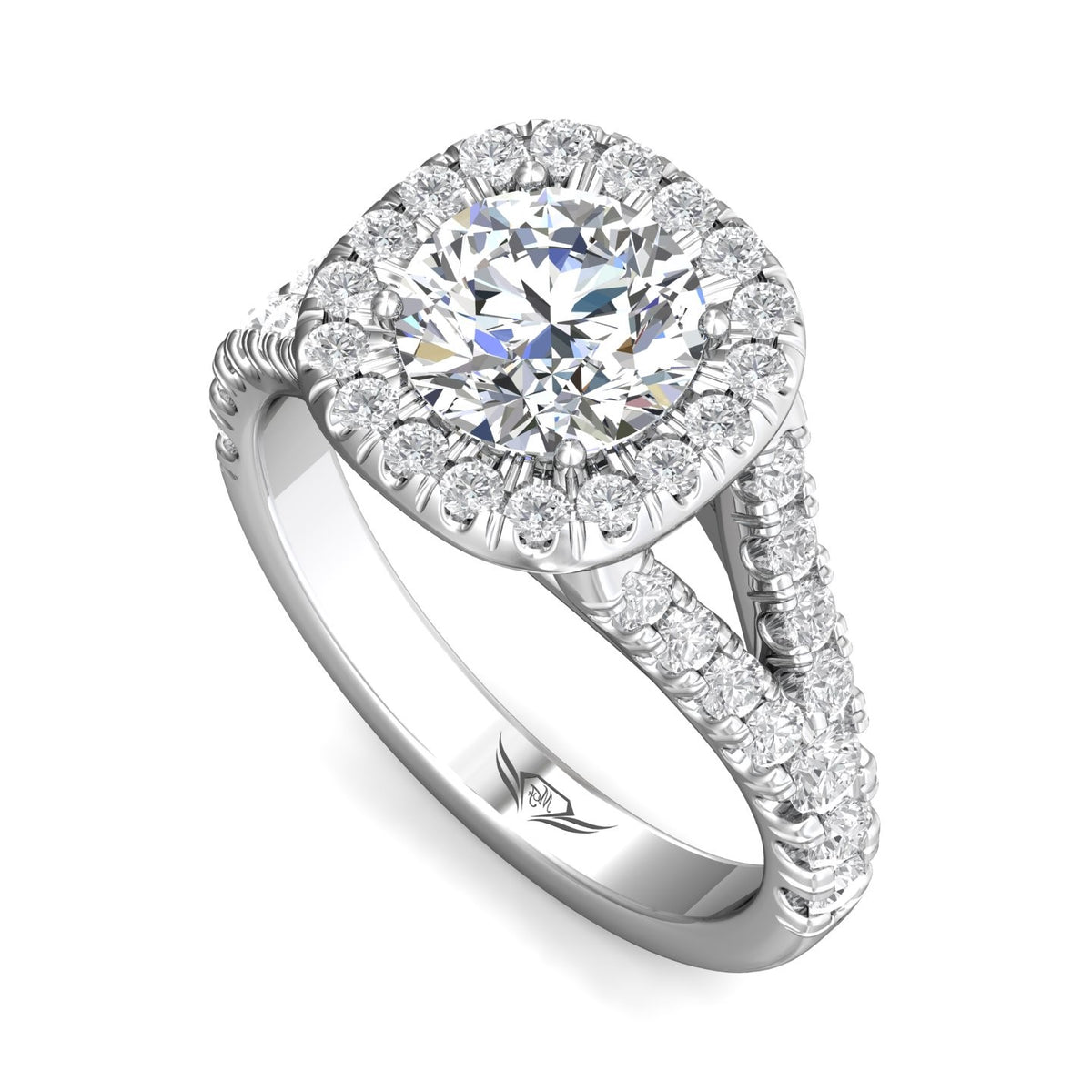 5/8ct. t.w. Diamond Engagement Ring in 14K White Gold