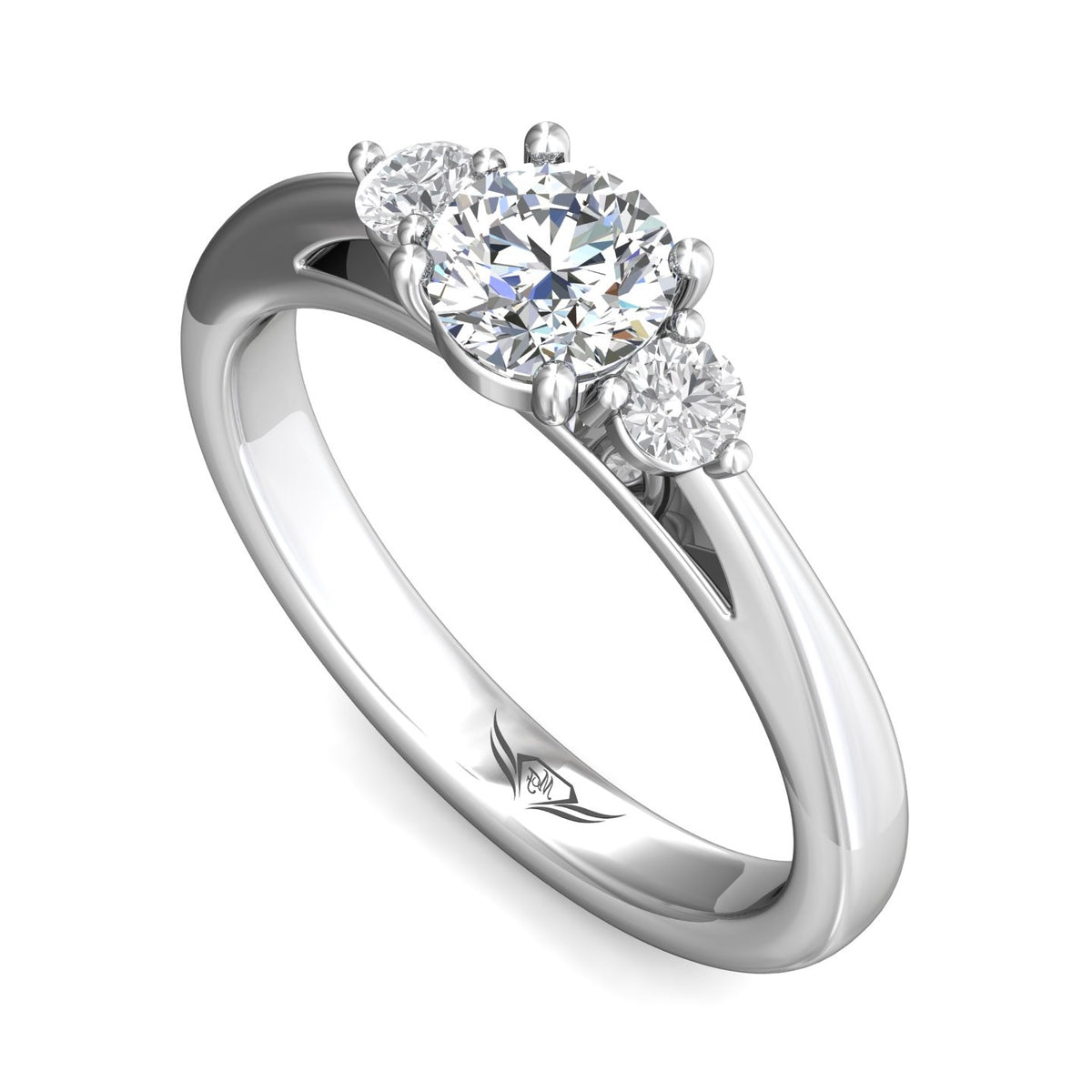1/5ct. t.w. Diamond Engagement Ring in 14K White Gold