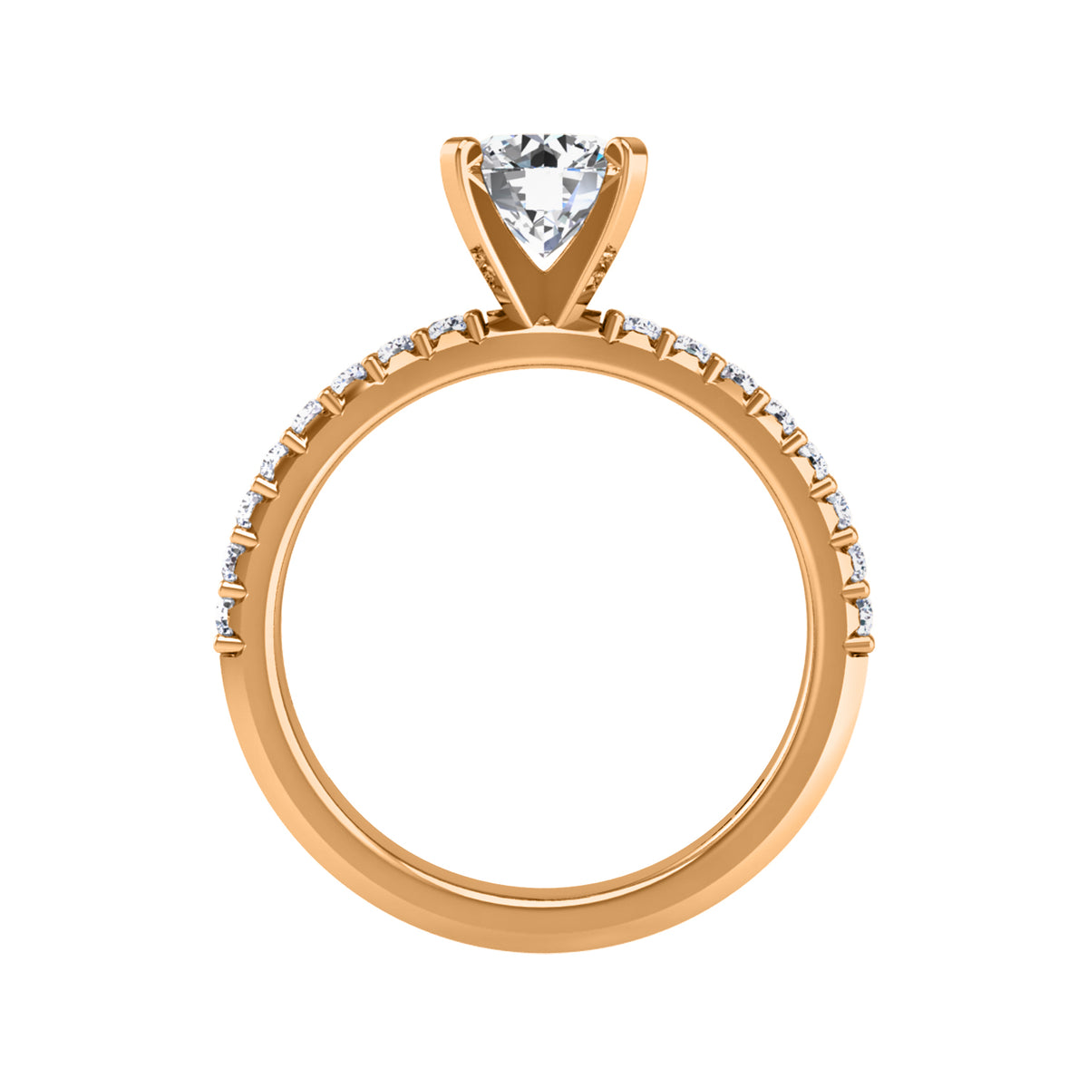 1/4ct. t.w. Diamond Engagement Ring in 14K Yellow Gold
