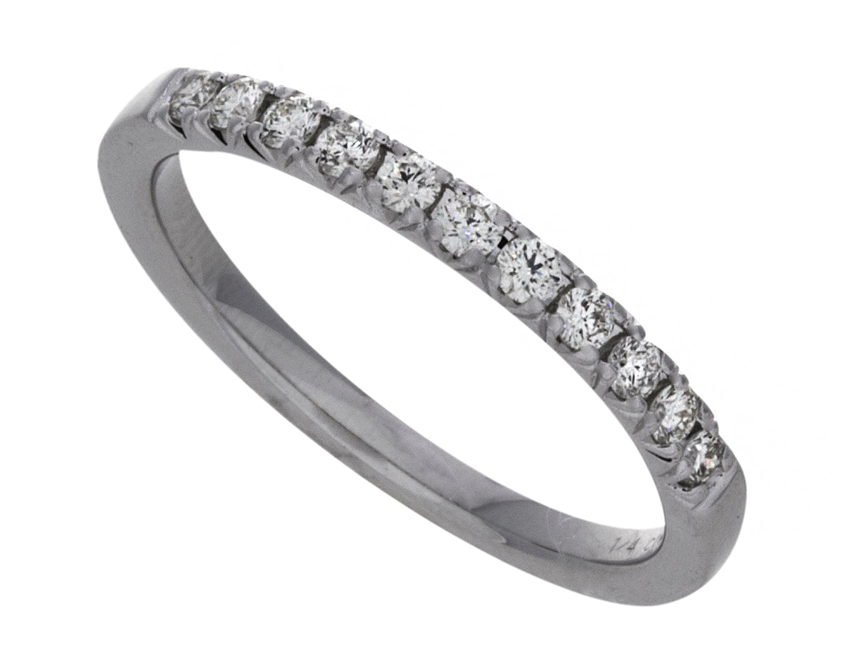 1/4ct. t.w. Diamond Wedding Ring in 14K White Gold