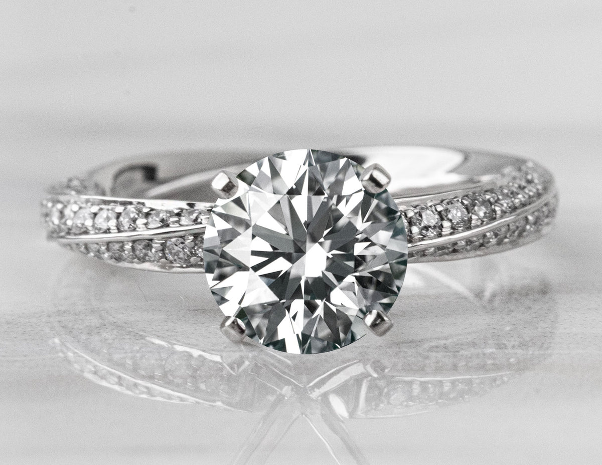 3/4ct. t.w. Kessler 81 Diamond Engagement Ring in Platinum
