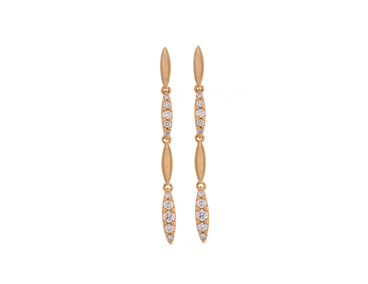 1/5ct. t.w. Diamond Drop Earrings in 14K Yellow Gold