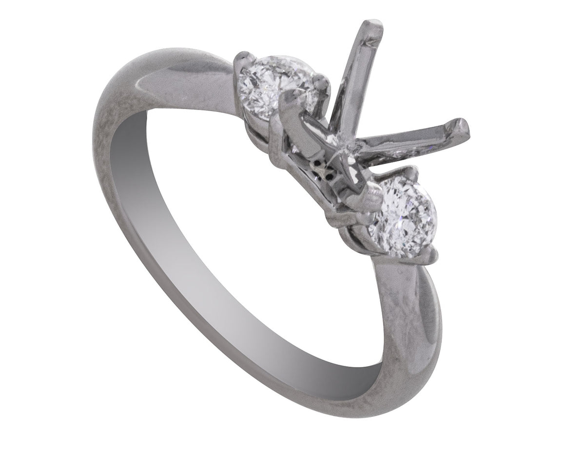 2/5ct. t.w. Kessler 81 Diamond Engagement Ring in Platinum