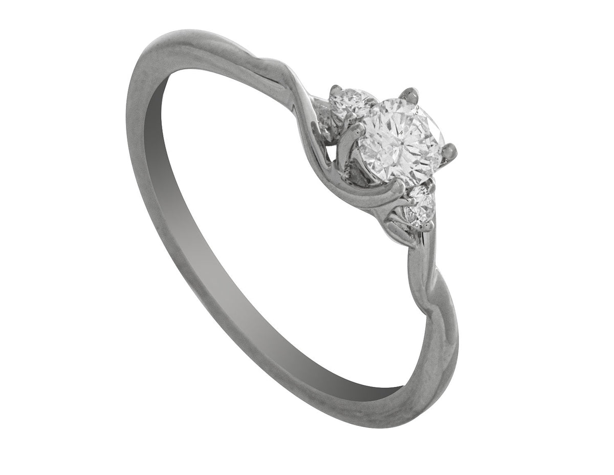 1/4ct. t.w. Diamond Promise Ring in 10K White Gold