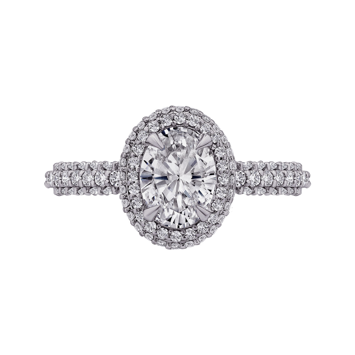 1ct. t.w. Diamond Engagement Ring in 14K White Gold