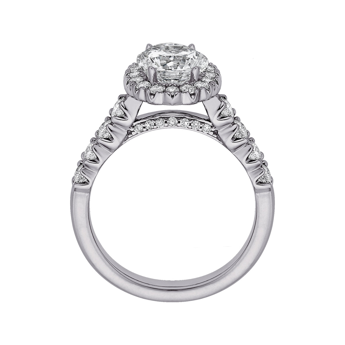 3/4ct. t.w. Diamond Engagement Ring in 14K White Gold
