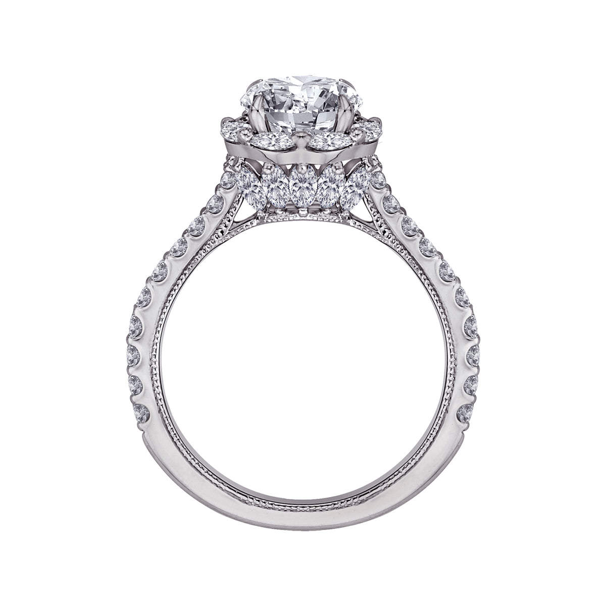 1 1/4ct. t.w. Diamond Engagement Ring in 14K White Gold