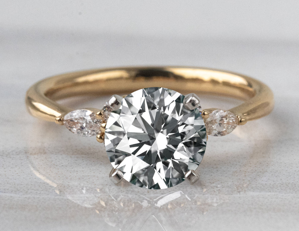 1/4ct. t.w. Kessler 81 Diamond Engagement Ring in 18K Yellow Gold