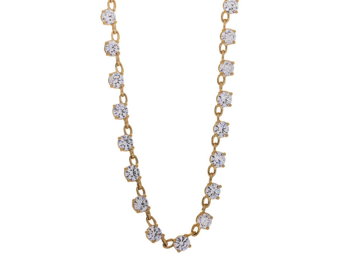 11 3/4ct. t.w. Newborn Lab Created Diamond Necklace in 14K Yellow Gold