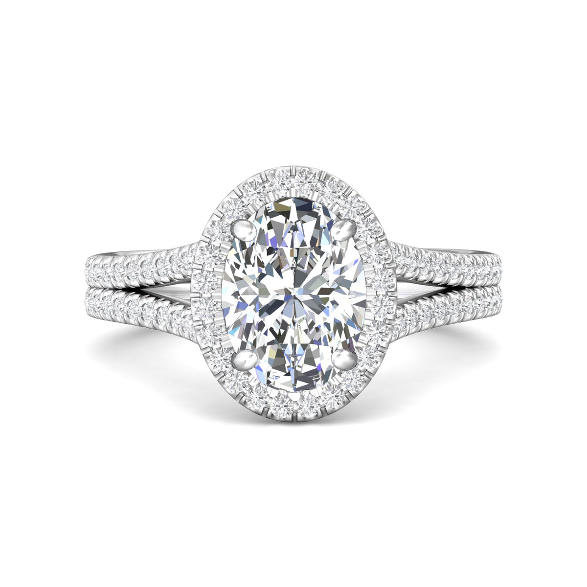 5/8ct. t.w. Diamond Engagement Ring in 14K White Gold