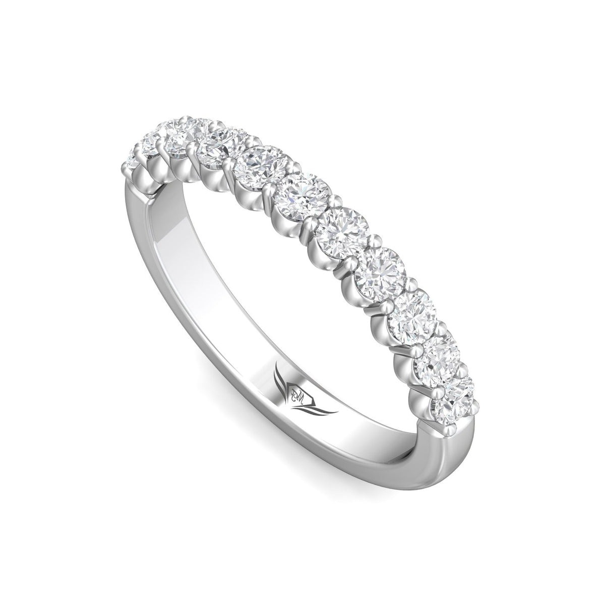 3/4ct. t.w. Diamond Wedding Ring in 14K White Gold